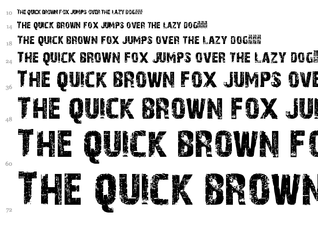 28 Days Later font waterfall